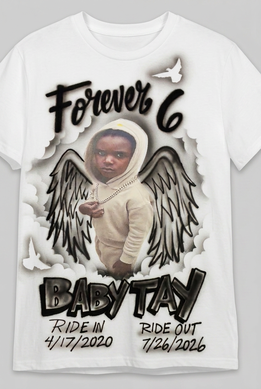 Memorial And Tribute Designs — custom airbrushed by AirbrushShirt