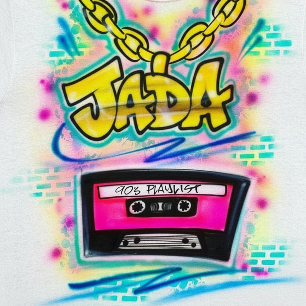 80's/90's Throwback Designs — custom airbrushed by AirbrushShirt