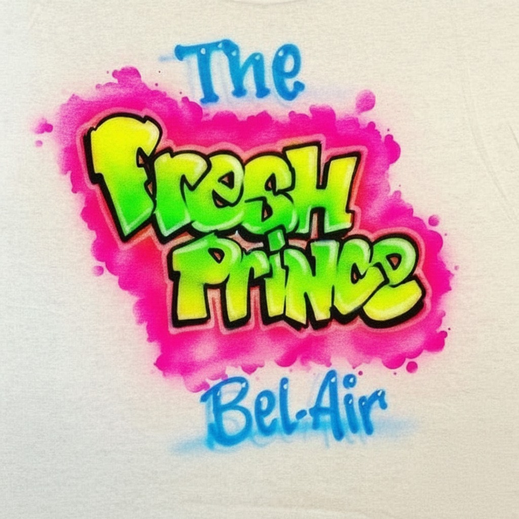 Studio Fresh Royalty Tee — custom airbrush spray paint design on shirts, hats, shoes and outfits