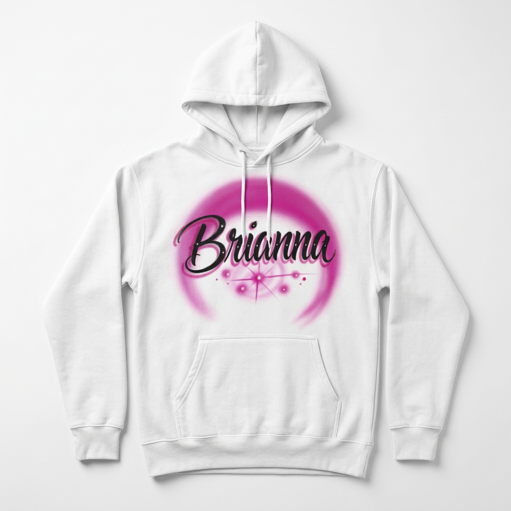 Dome Of Color Name Fall Hoodie — hand airbrushed custom design