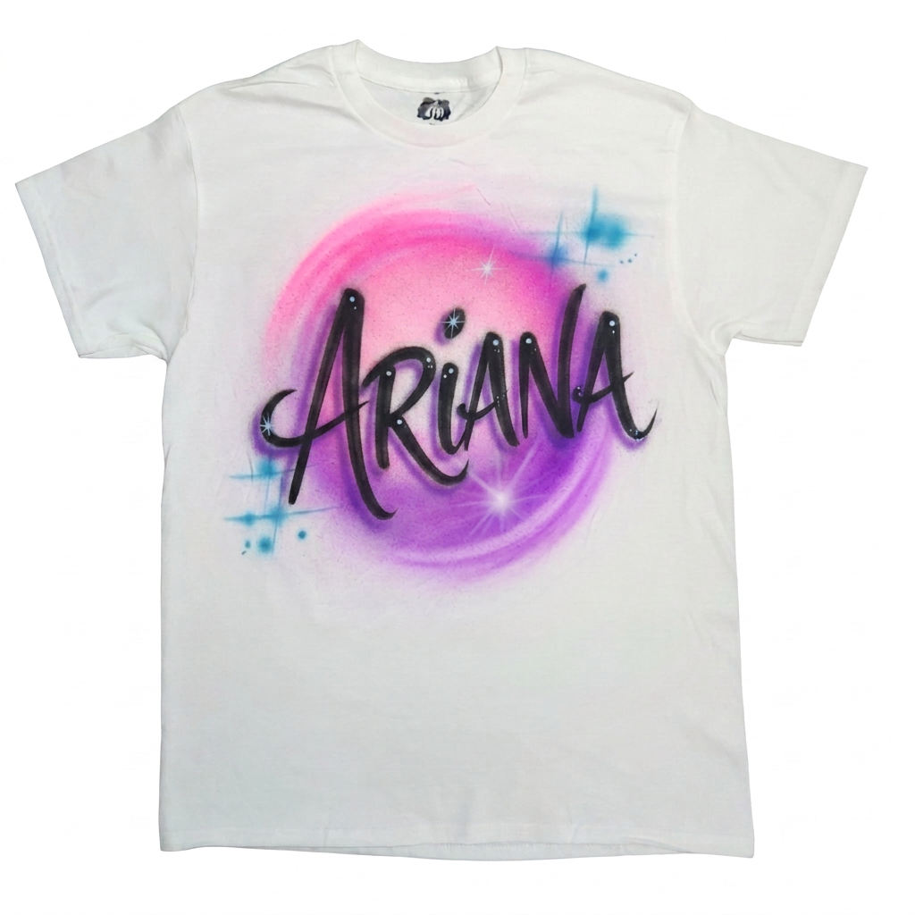 Premium Zara Larsson Tee — custom airbrush spray paint design on shirts, hats, shoes and outfits