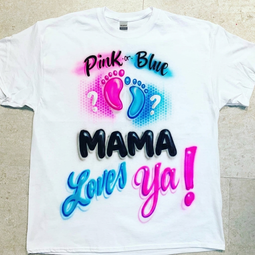 Signature Gender Reveal Mama Loves You Tee